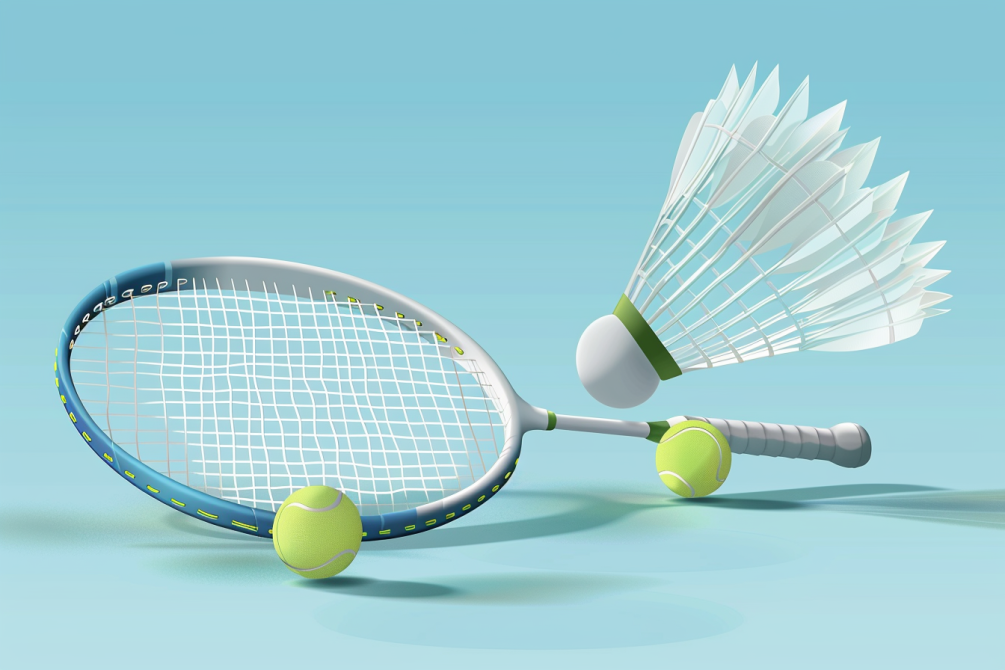 شباهت بدمینتون و تنیس