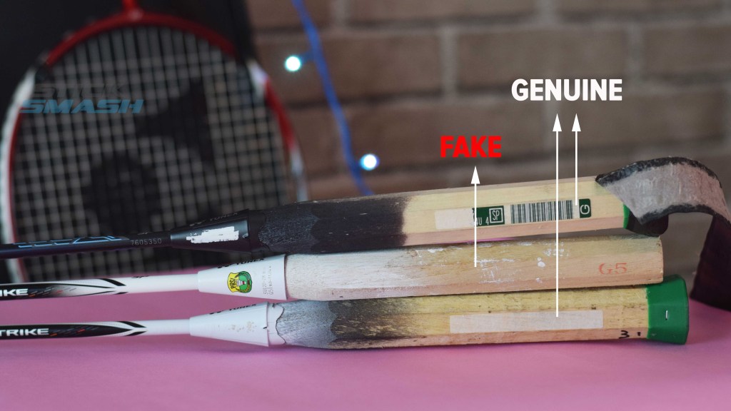 بررسی نشانه‌های اصالت (هولوگرام و بارکد) راکت تنیس​