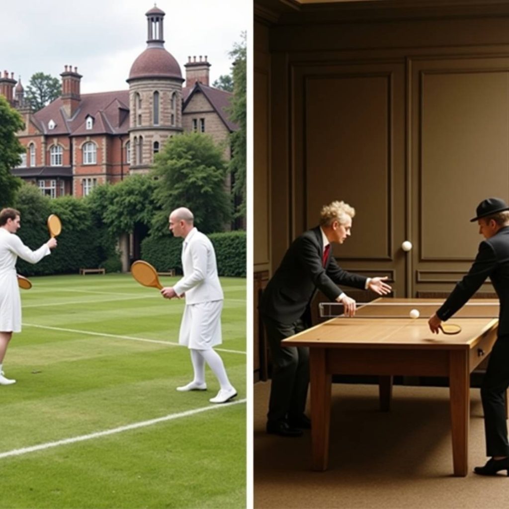 منشأ و تاریخچه تنیس و پینگ‌پنگ