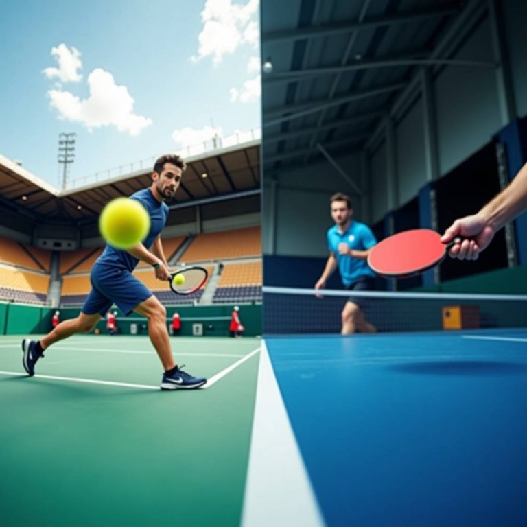 تفاوت تنیس و پینگ‌پنگ
