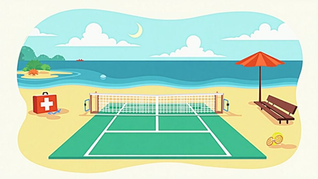 نکات ایمنی در تنیس ساحلی
