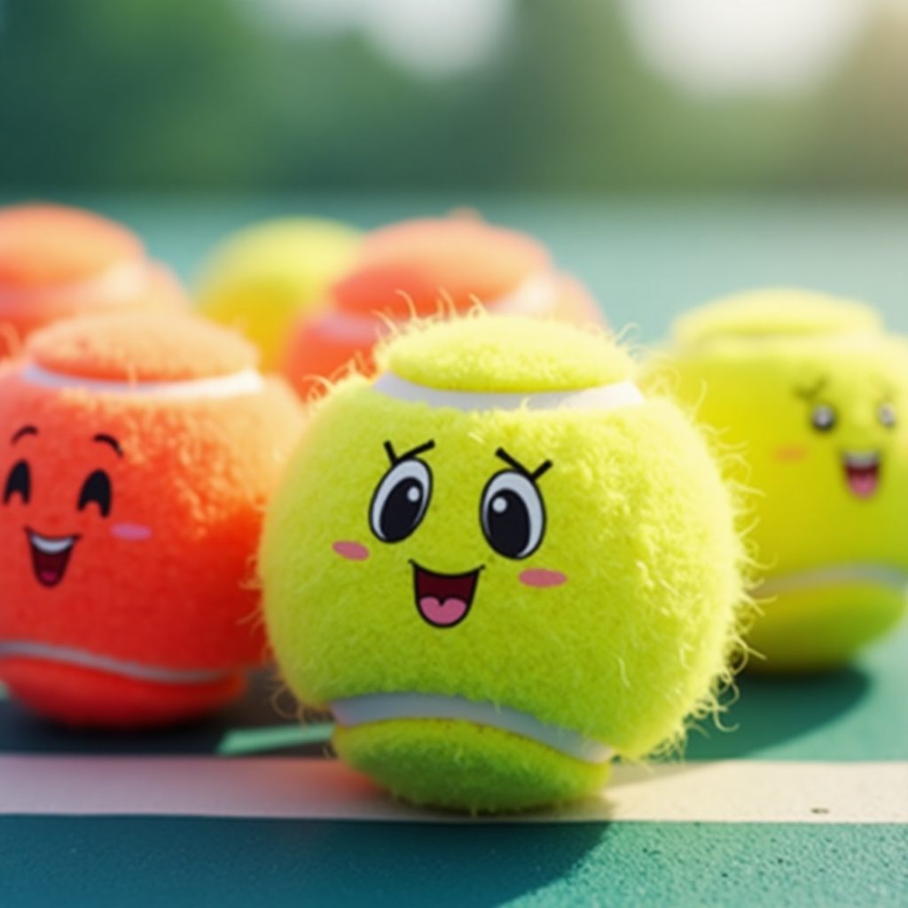 توپ‌های مخصوص تنیس کودکان