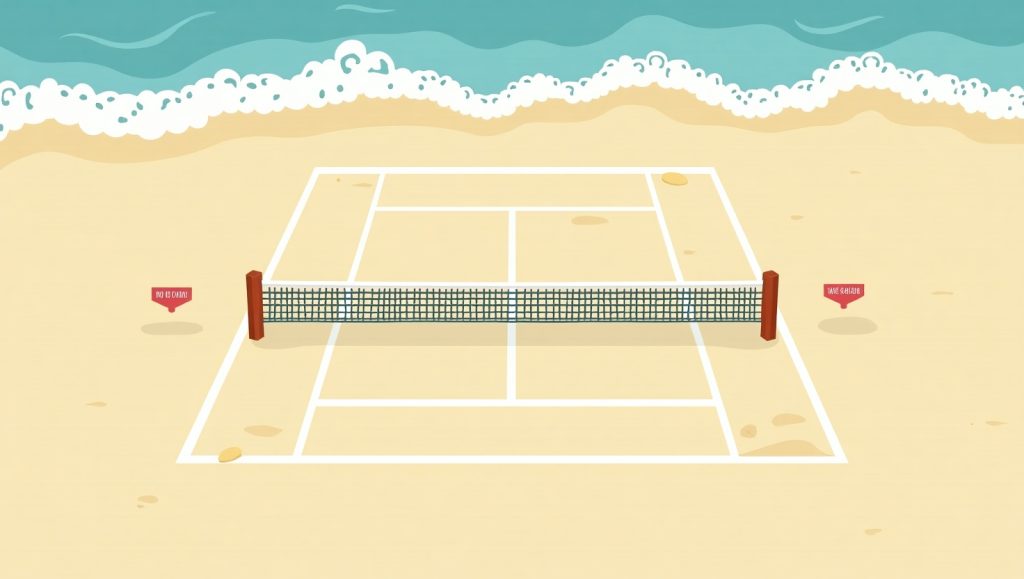 قوانین اصلی تنیس ساحلی