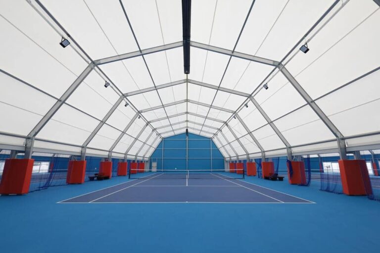 برسی سیستم تهویه و گرمایشی در زمین‌های سرپوشیده تنیس