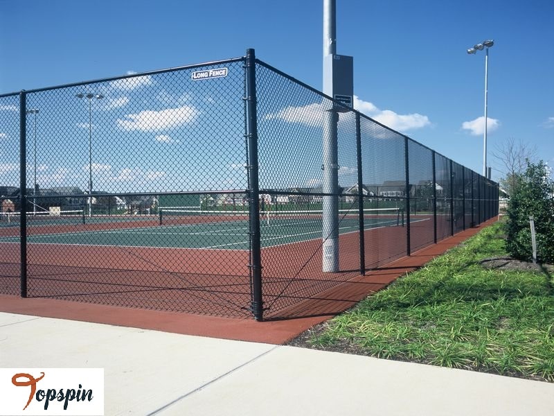 طراحی و نقشه فنس‌کشی زمین تنیس